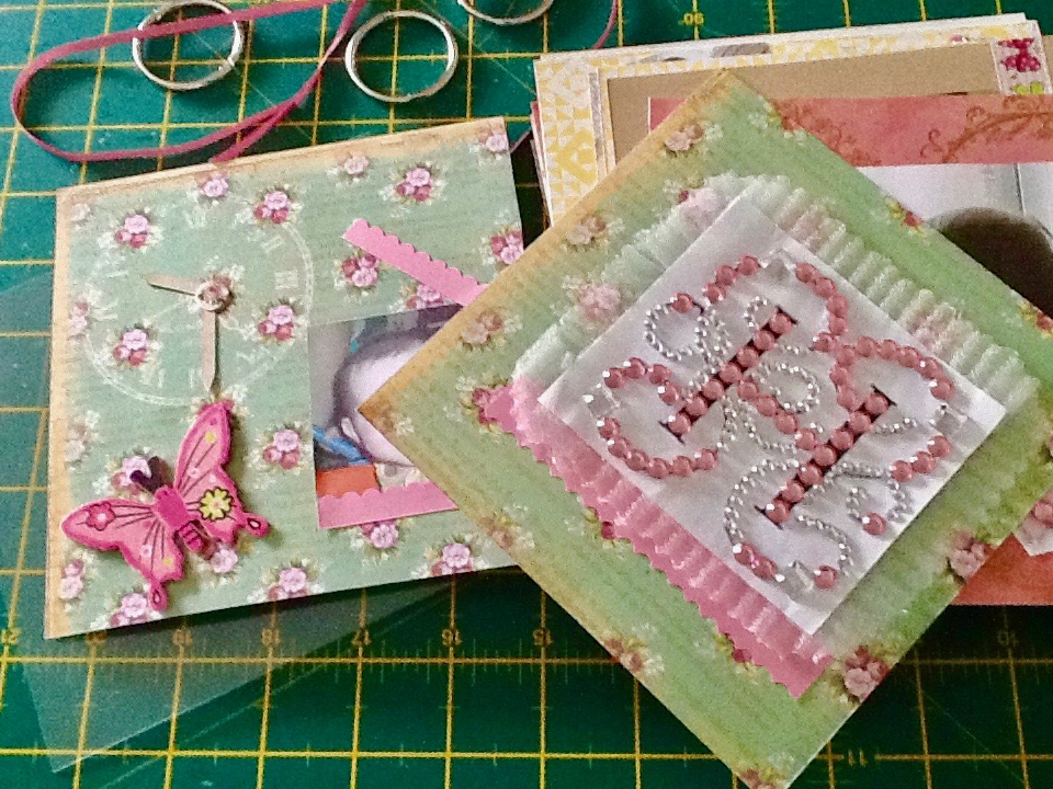 Mini álbum scrapbooking, recuerdo de&nbsp;aniversario