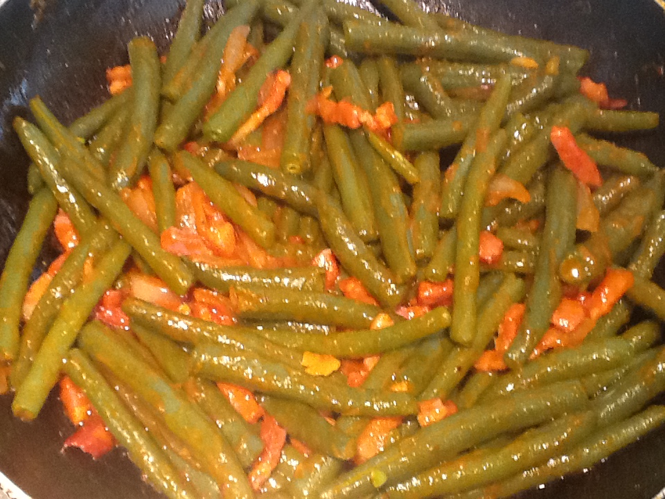 Judías verdes salteadas