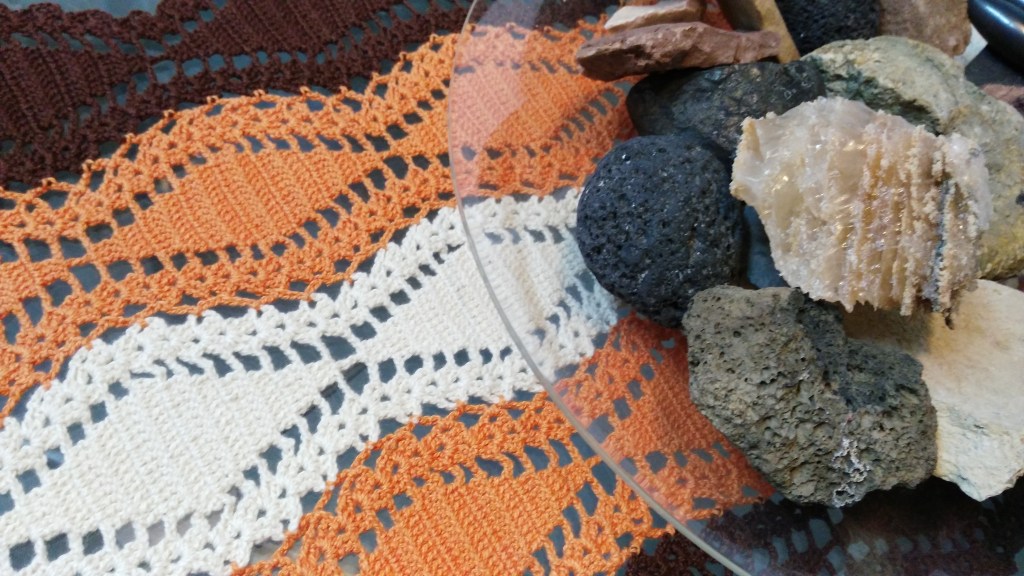 Tapete rombos crochet