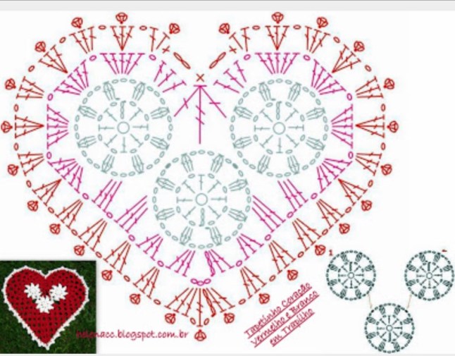 Corazón a crochet