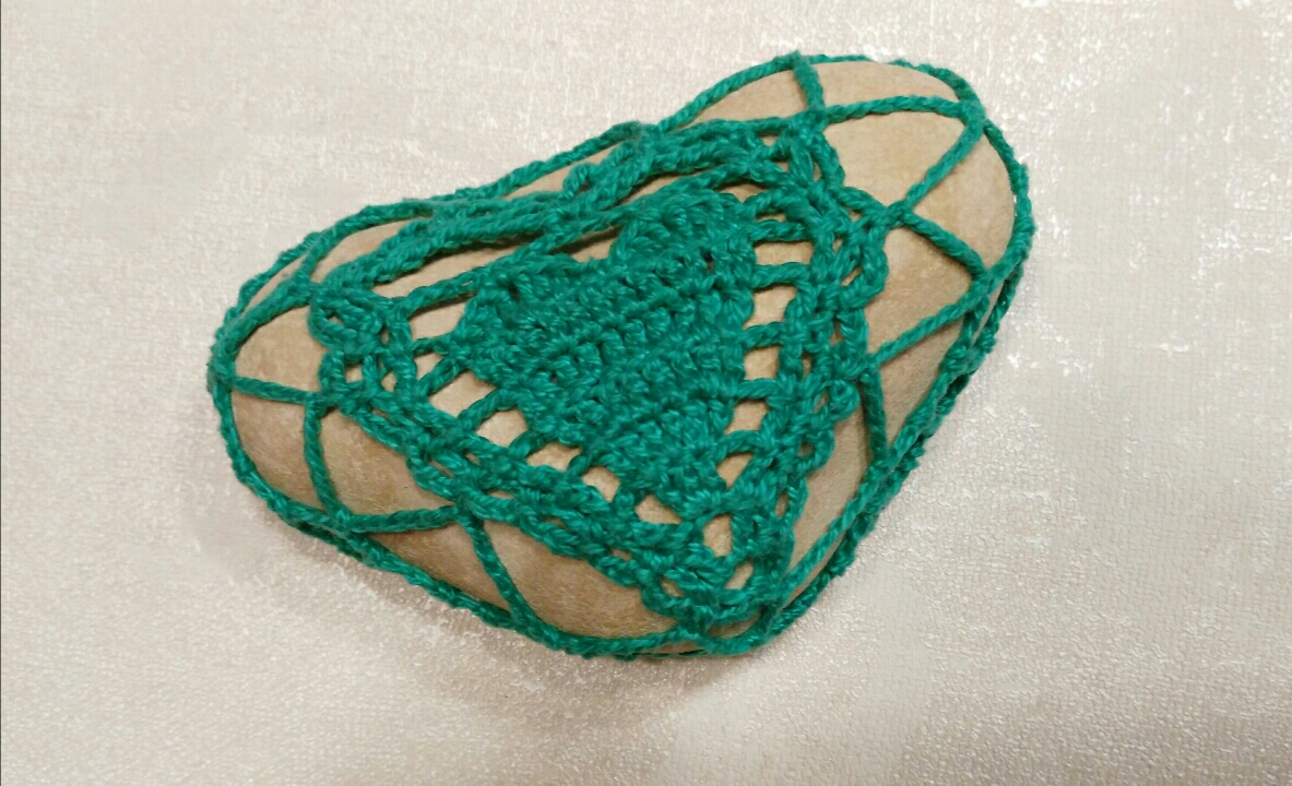 Corazón a ganchillo