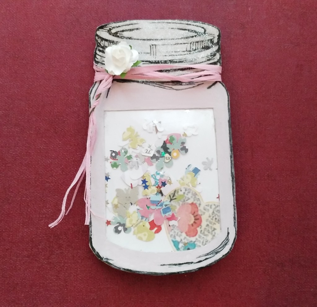 TARJETA SCRAP «shaker card&nbsp;«