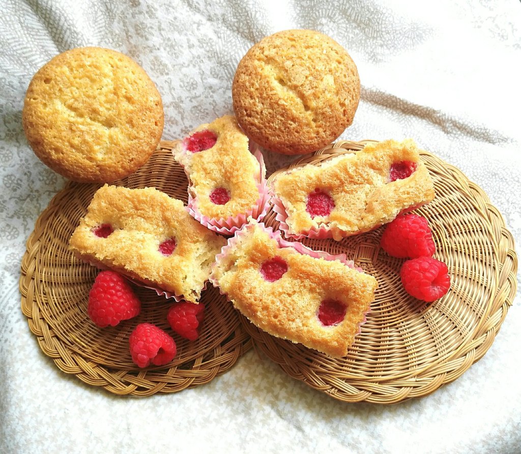 Como hacer unas magdalenas con frambuesas y chocolate&nbsp;blanco