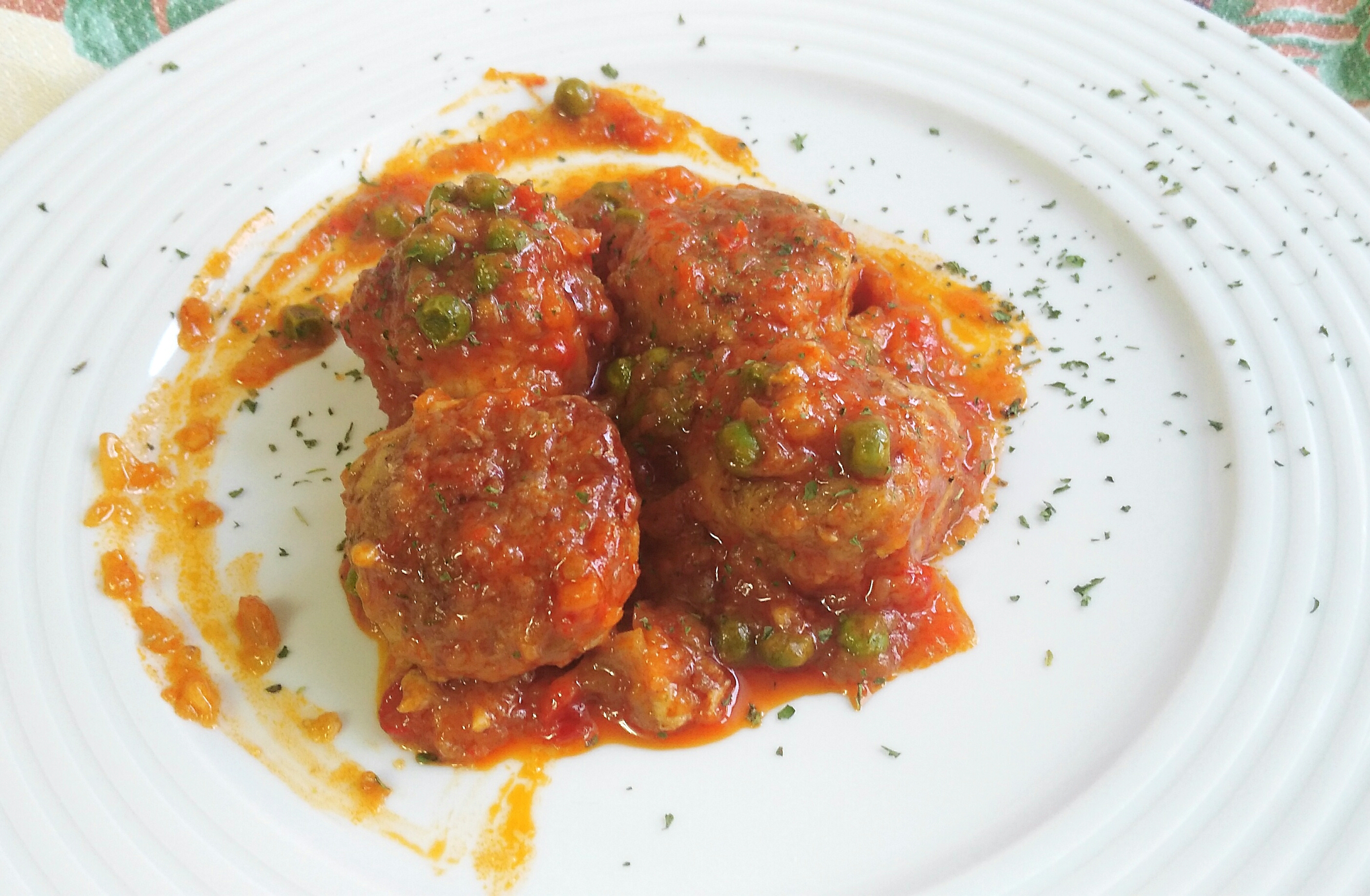 Receta de Albóndigas en salsa de tomate con Monsieur Cuisine
