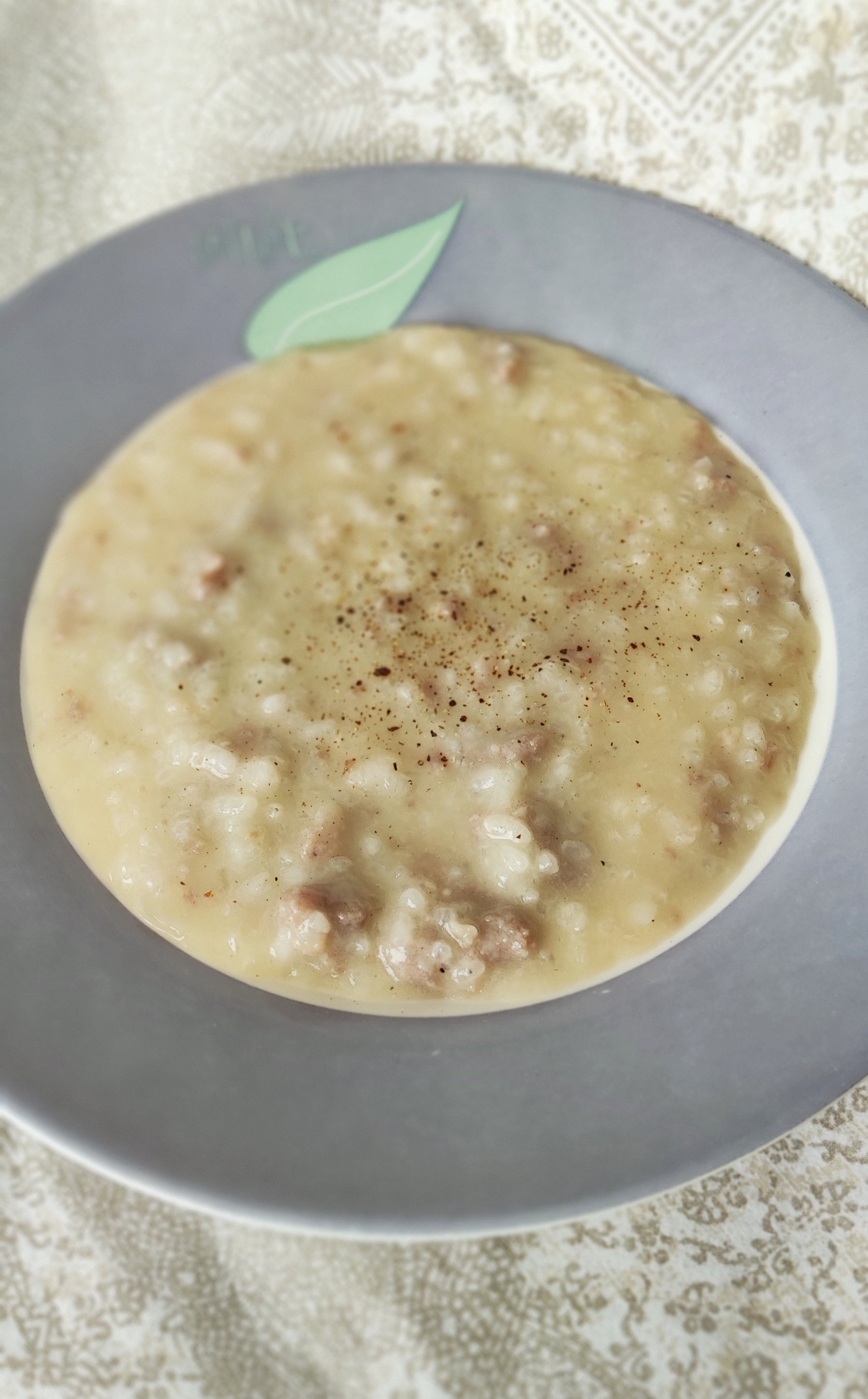Risotto de longaniza fresca con el robot Monsieur Cuisine