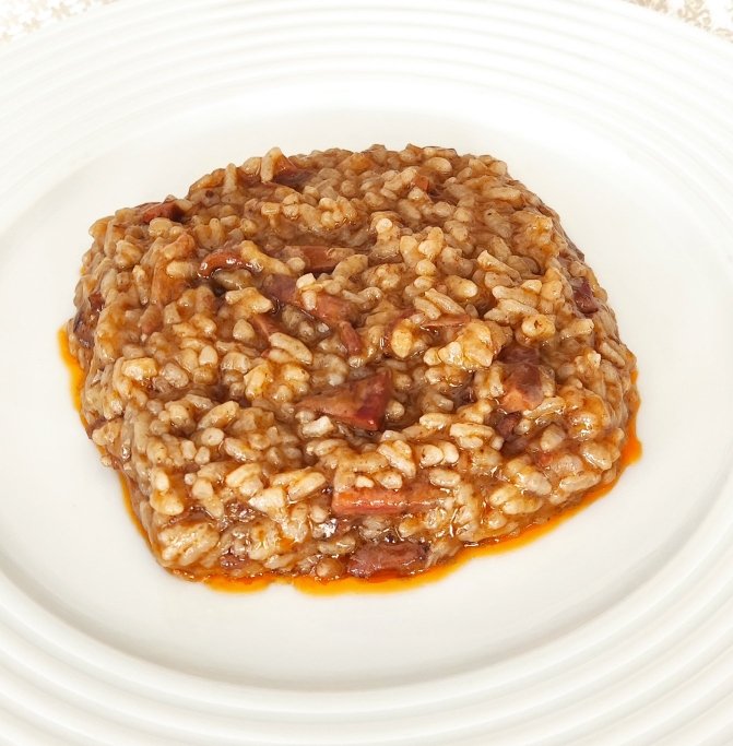 Arroz meloso de calamares de lata con Monsieur&nbsp;Cuisine