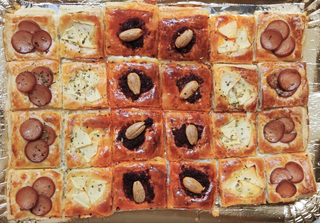 Bocaditos de hojaldre, un delicioso aperitivo para&nbsp;compartir